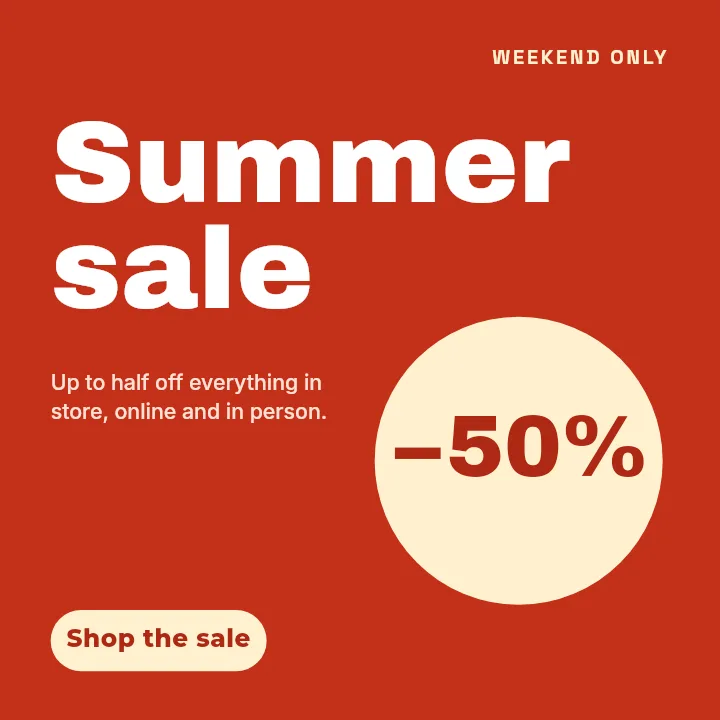 Facebook Ad template: Sale Badge