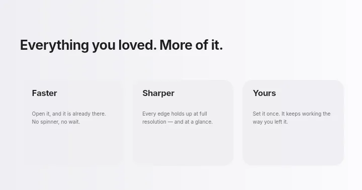 Facebook Post template: Feature Trio