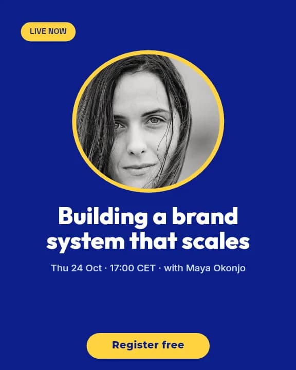 Instagram Portrait Post template: Webinar