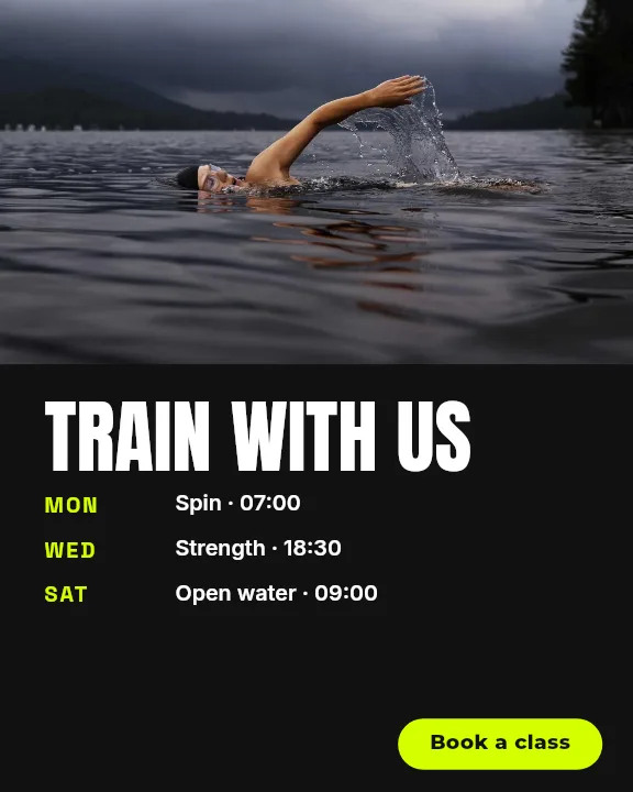 Instagram Portrait Post template: Class Schedule
