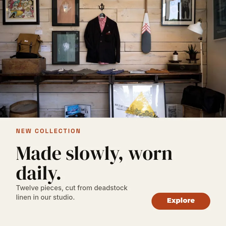 Instagram Post template: Linen Split