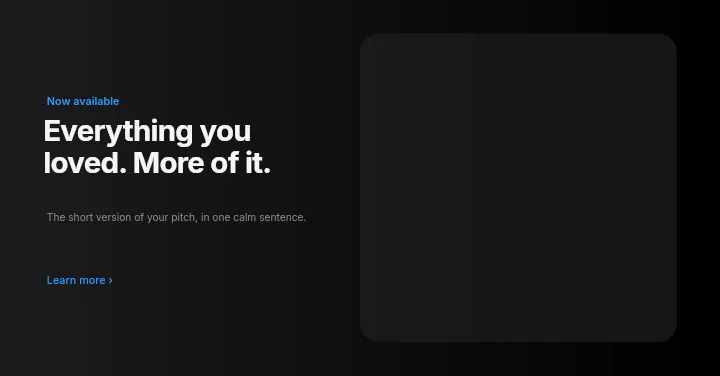 LinkedIn Company Post template: Product Split Dark