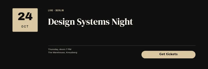 X Header template: Event Night