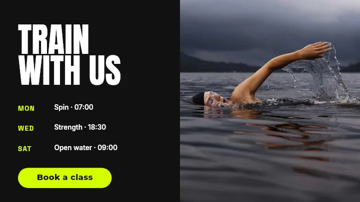 YouTube Thumbnail template: Class Schedule