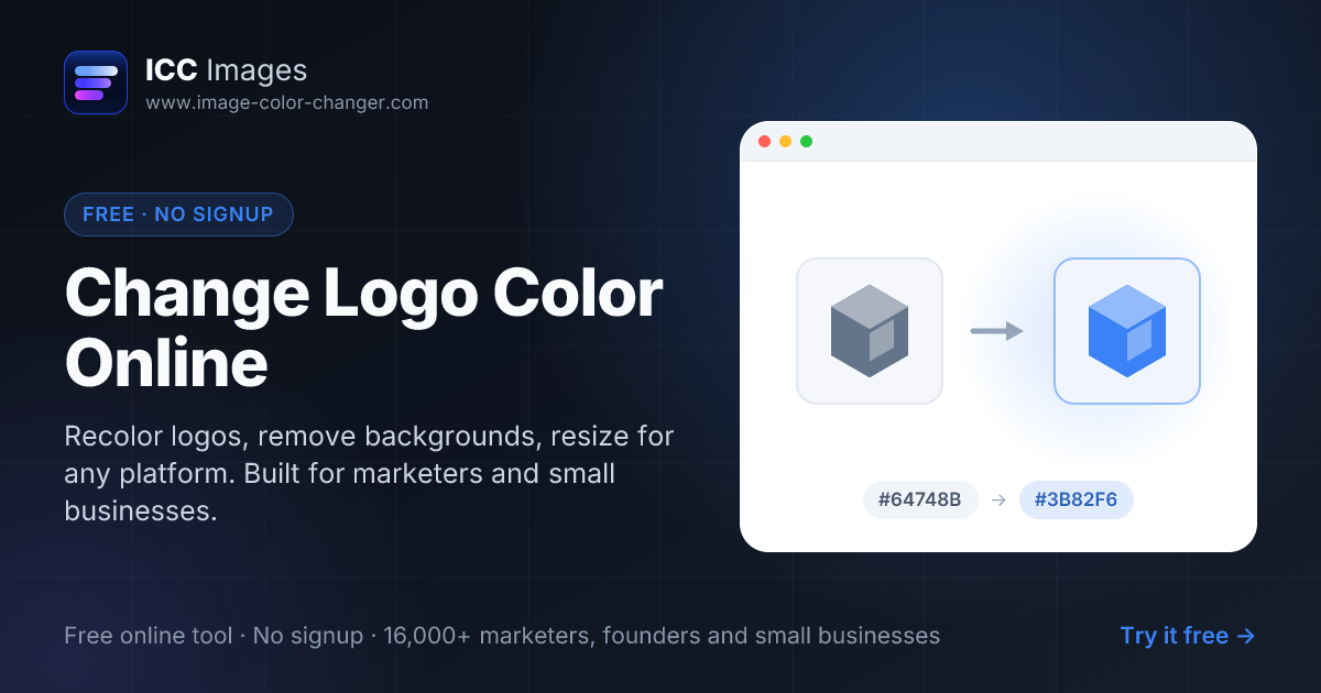 Free Logo & Image Color Changer | Change Logo Color Online