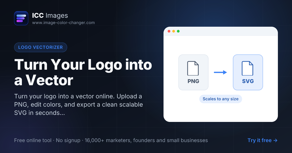 Turn Logo into Vector — Free SVG Converter Online